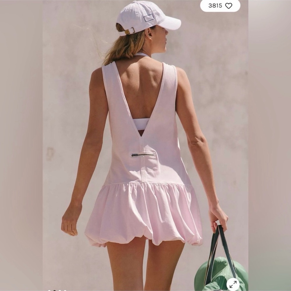 NWT Free People Hot Shot Bubble in White Pickleball Tennis XS FP Tennis